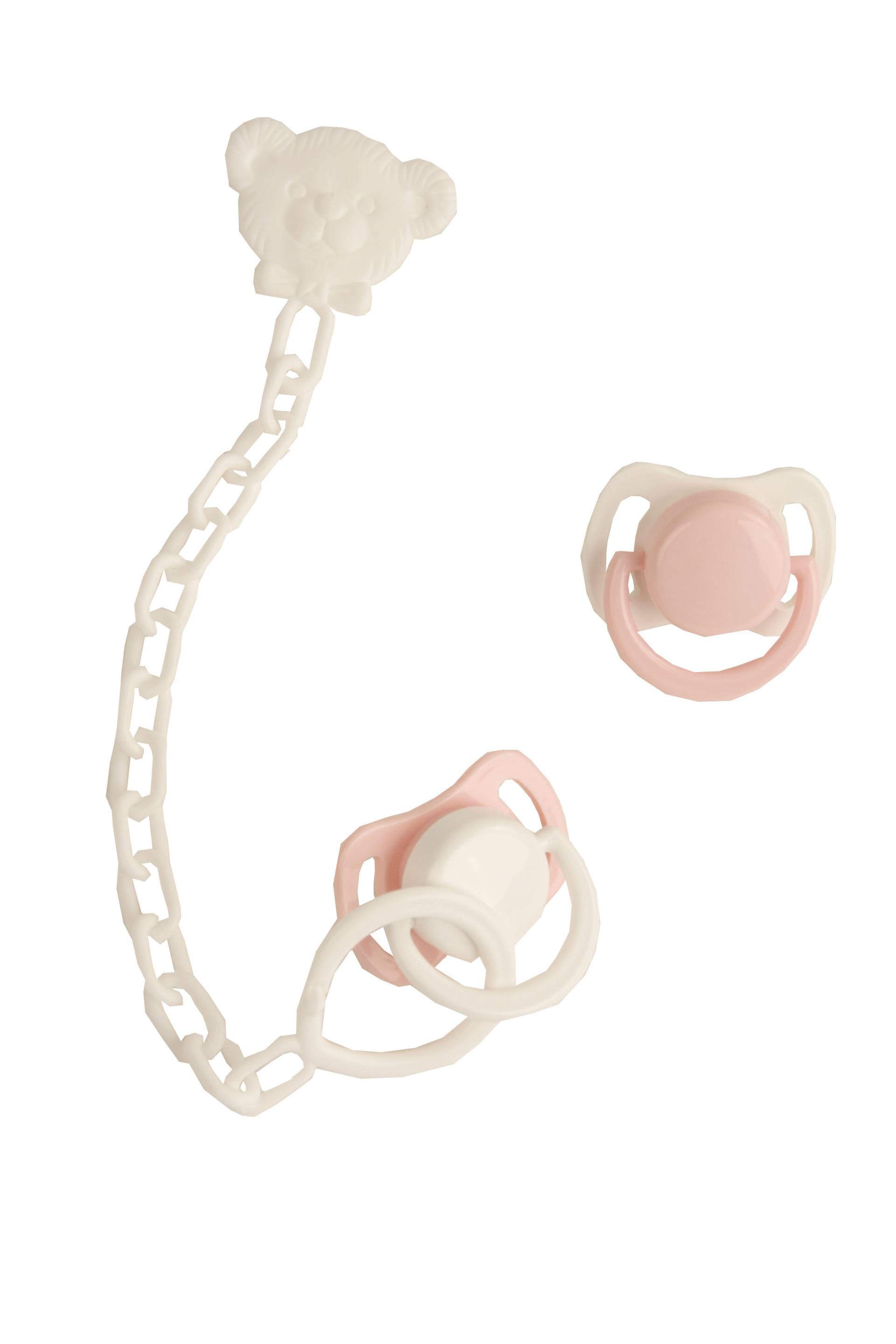 Schildkröt Puppen - Schnuller-Set 2 teili rose Schildkröt Puppen - Schnuller-Set 2 teili rose