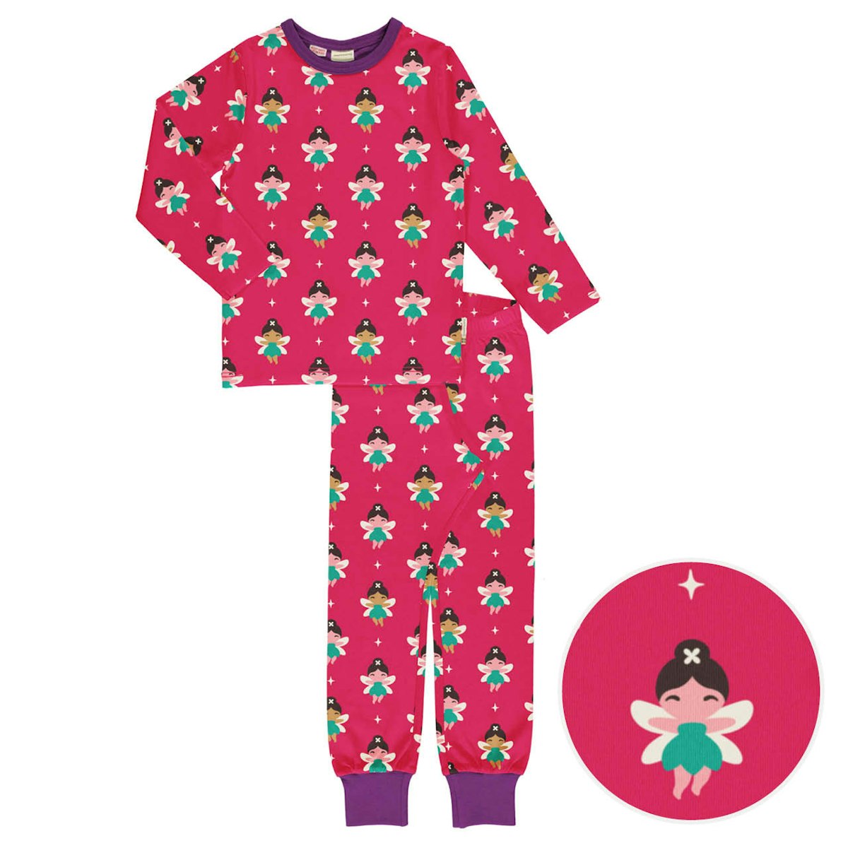 Schlafanzug Feen langarm pink 110/116 Schlafanzug Feen langarm pink 110/116