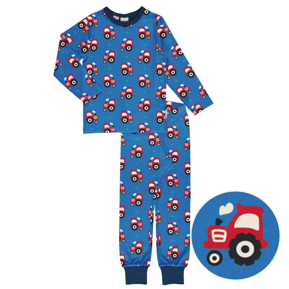 Schlafanzug langarm Tractor blau 92/98 Schlafanzug langarm Tractor blau 92/98