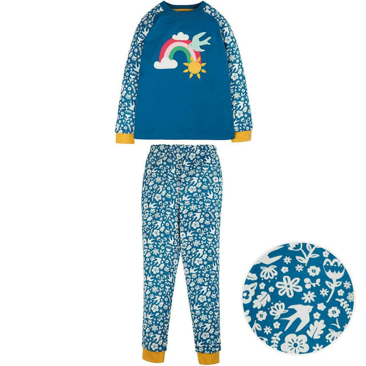 Schlafanzug mit Blumen All-Over-Druck 92/98 Schlafanzug mit Blumen All-Over-Druck 92/98