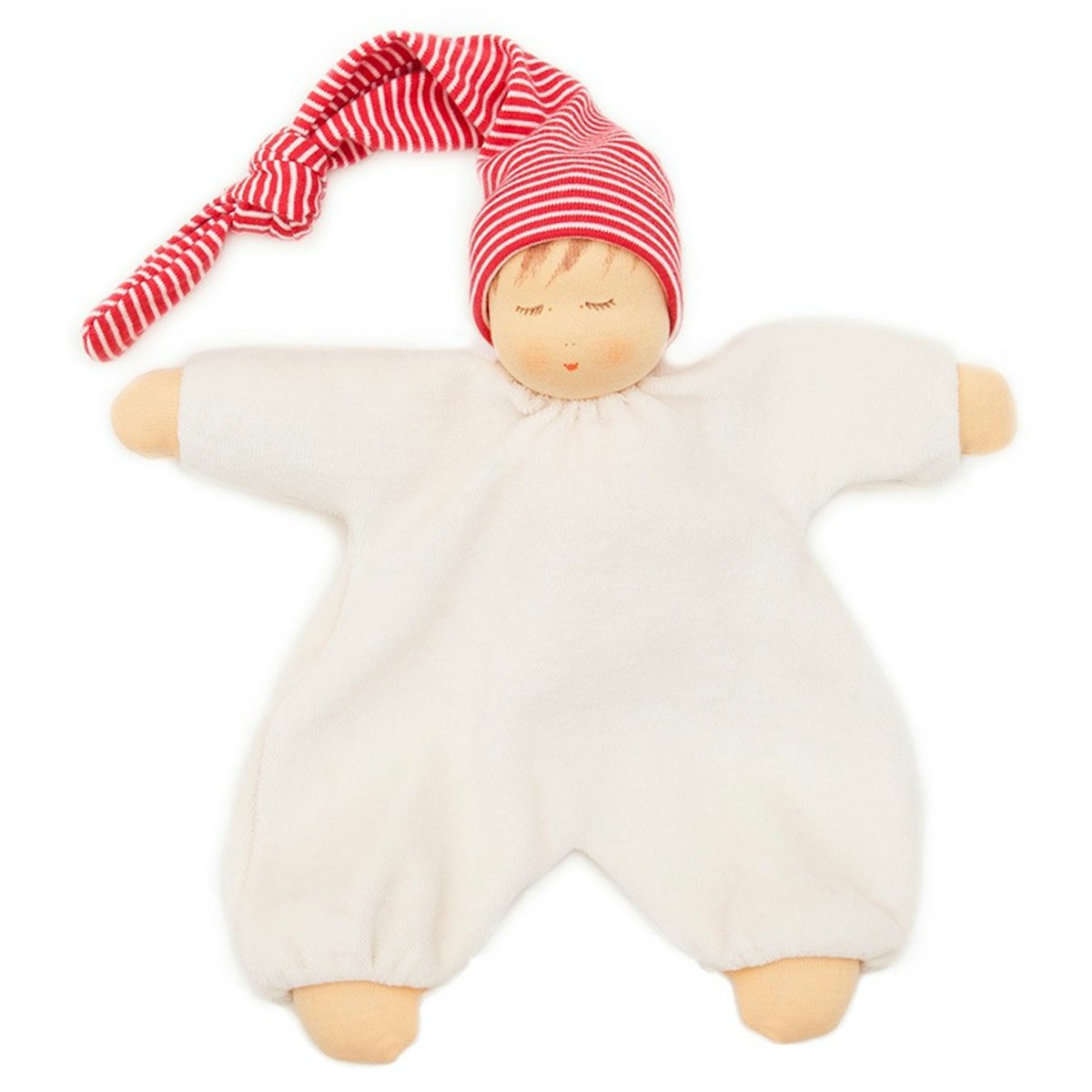 Schlafpüppchen rot / natur Nanchen Schlafpüppchen rot / natur Nanchen