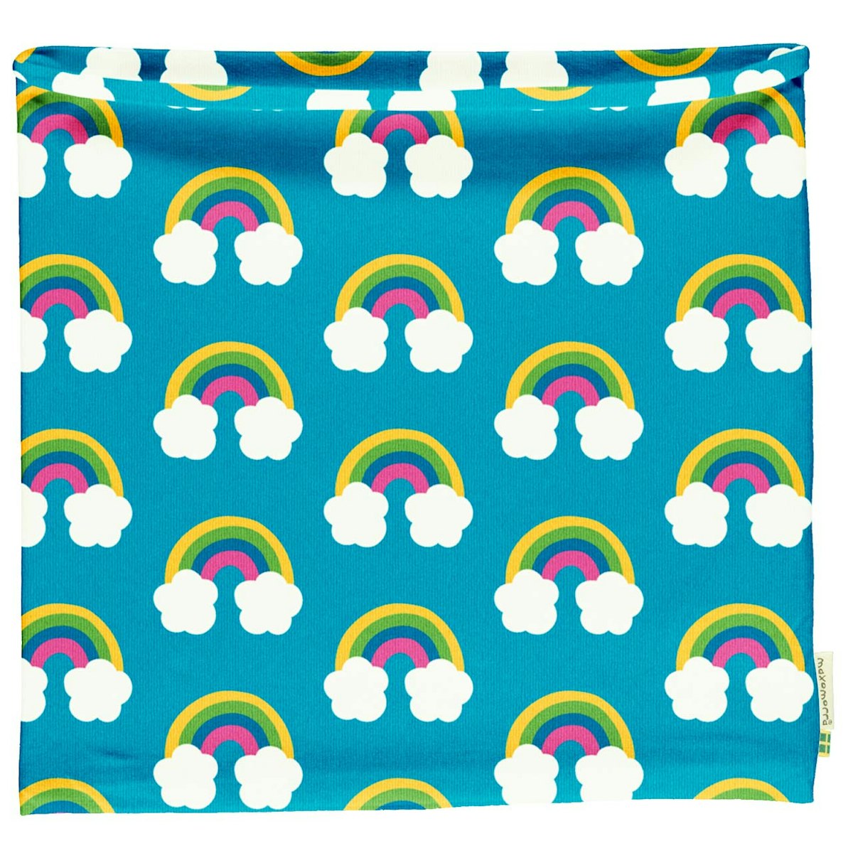 Schlauchschal leicht Regenbogen hellblau 74/80 Schlauchschal leicht Regenbogen hellblau 74/80