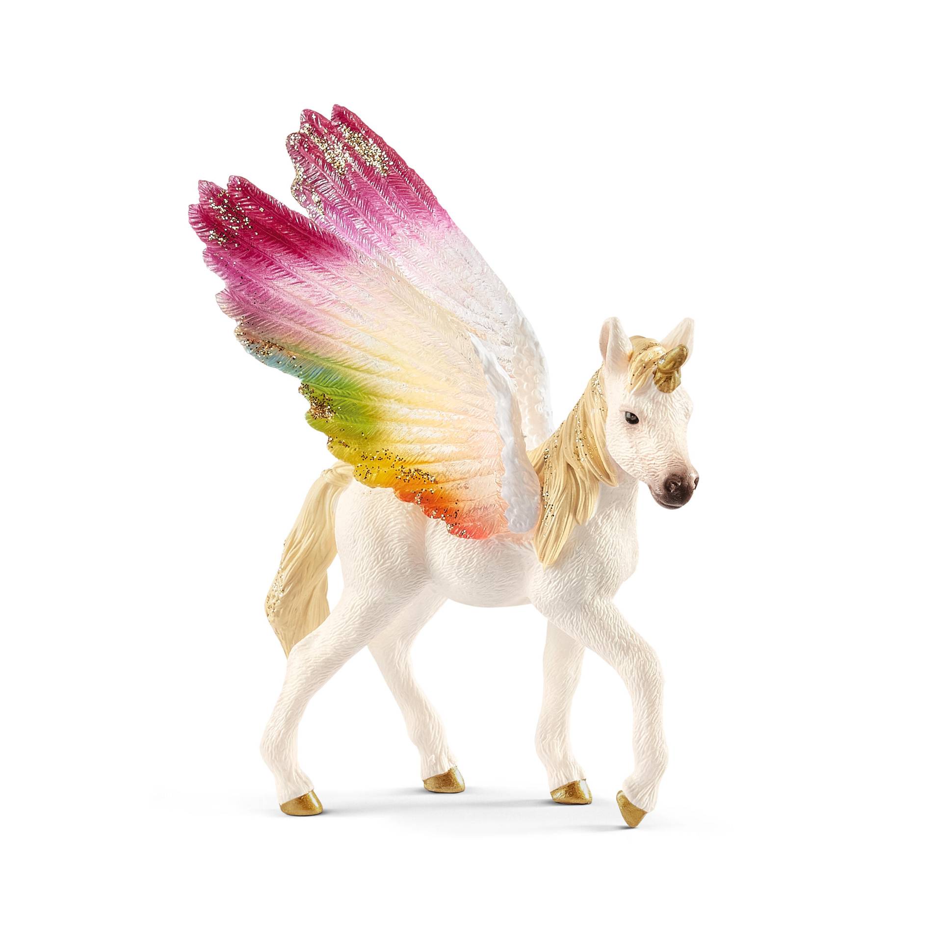 Schleich - Schleich - Gefl.Regenb.einh.Fohle - Spielfigur Schleich - Schleich - Gefl.Regenb.einh.Fohle - Spielfigur