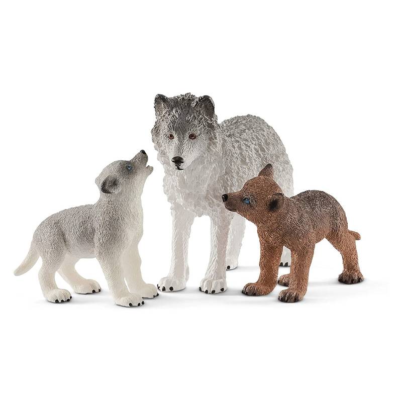 Schleich - Wild Life - 42472 Wolfsmutter mit Welpen