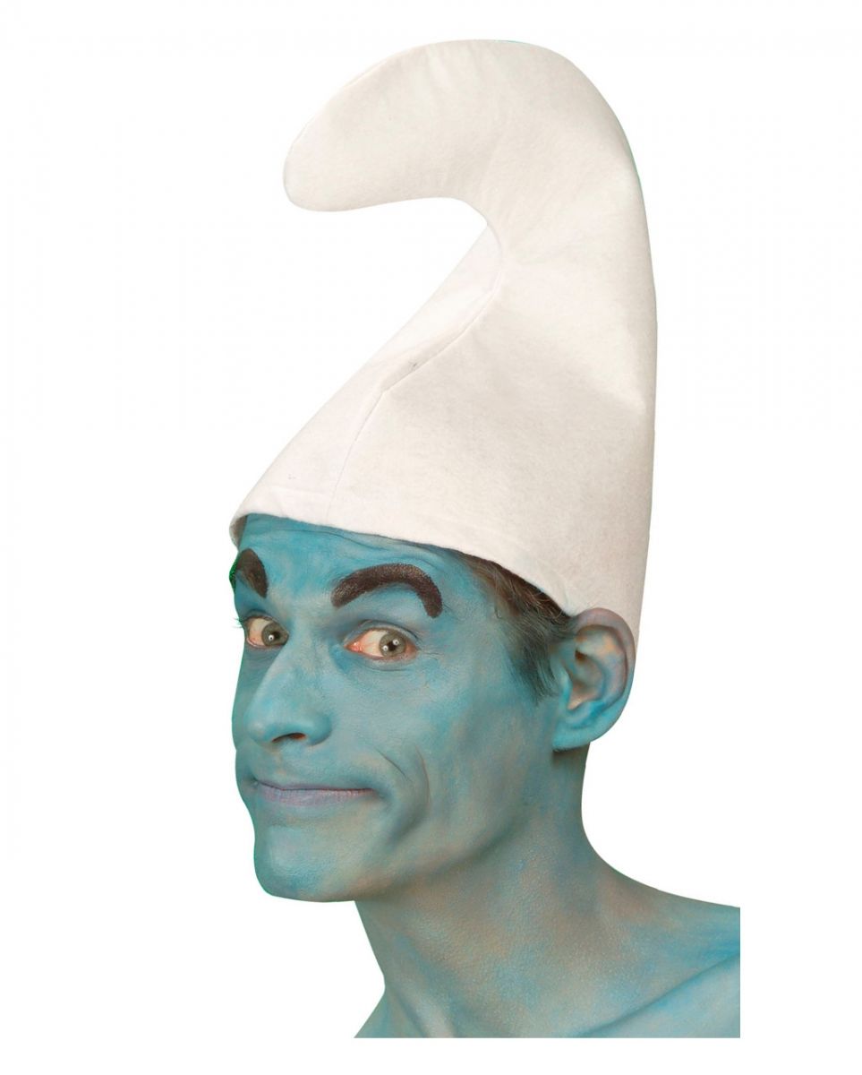 Schlumpfige Wichtelmann Mütze weiß Schlumpfige Wichtelmann Mütze weiß