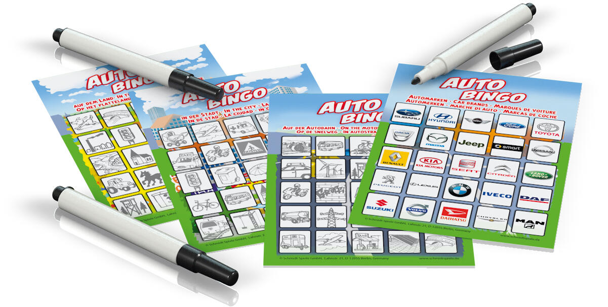 Schmidt Spiele - Auto Bingo, Reisespiel in der Metalldose Schmidt Spiele - Auto Bingo, Reisespiel in der Metalldose
