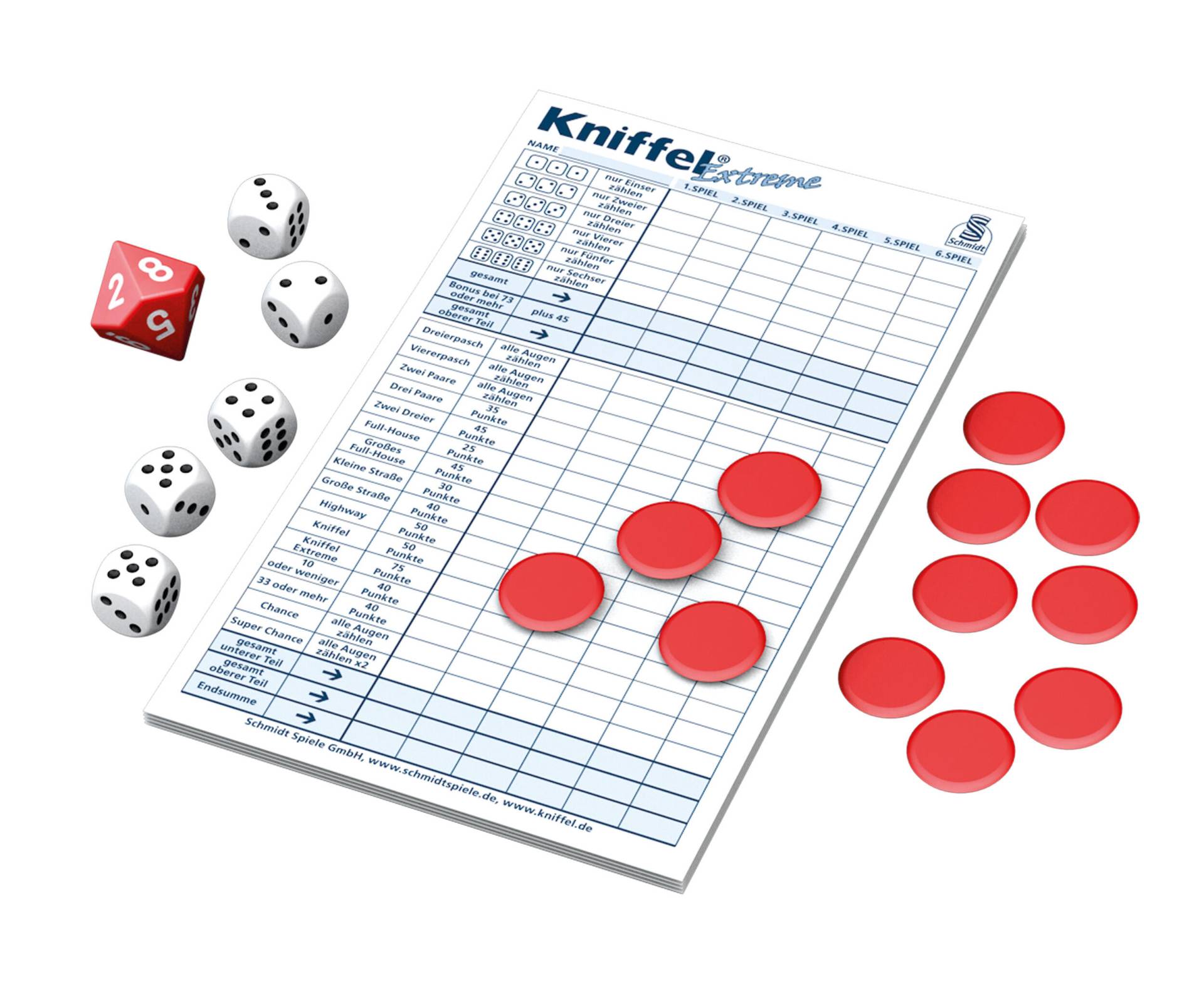 Schmidt Spiele - Kniffel Extreme Schmidt Spiele - Kniffel Extreme