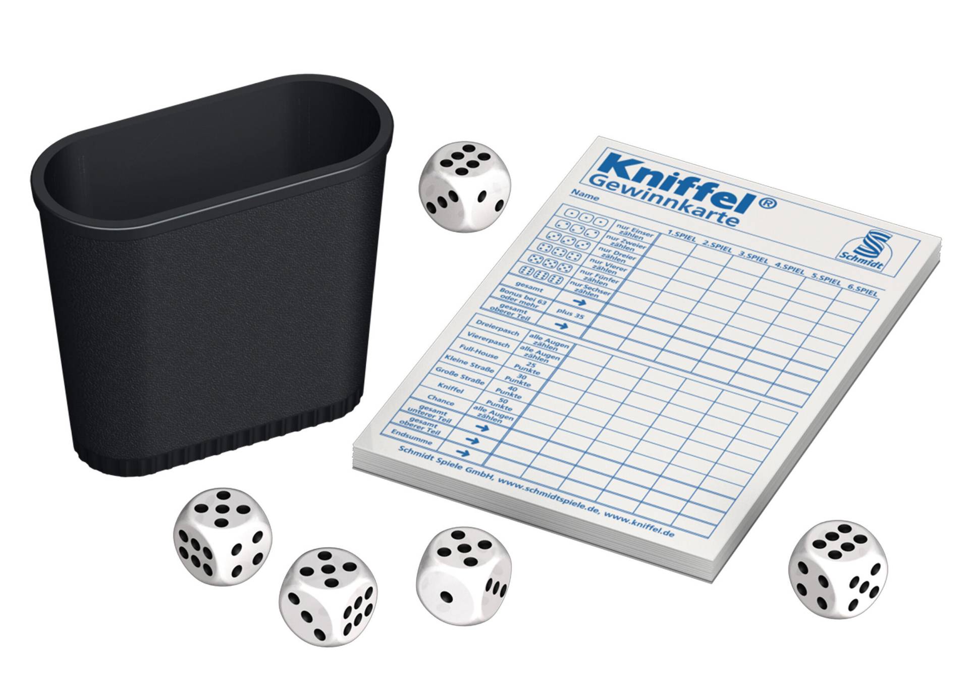 Schmidt Spiele - Kniffel Mitbringspiel in Metalldose Schmidt Spiele - Kniffel Mitbringspiel in Metalldose