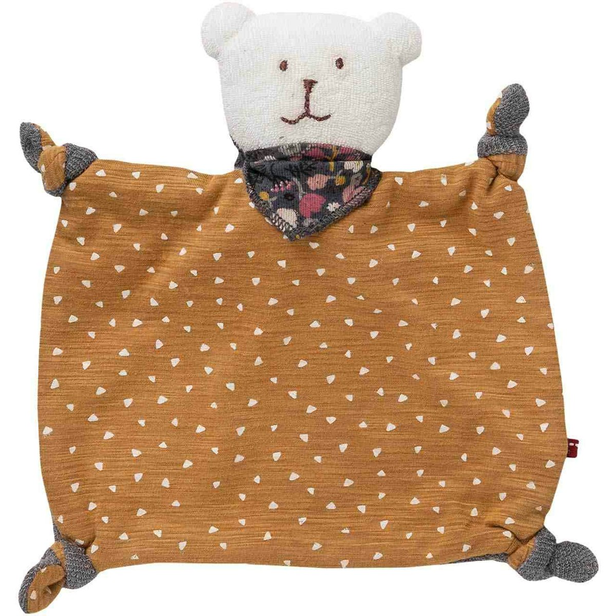 Schmusetuch Bär Dreiecke karamell Schmusetuch Bär Dreiecke karamell