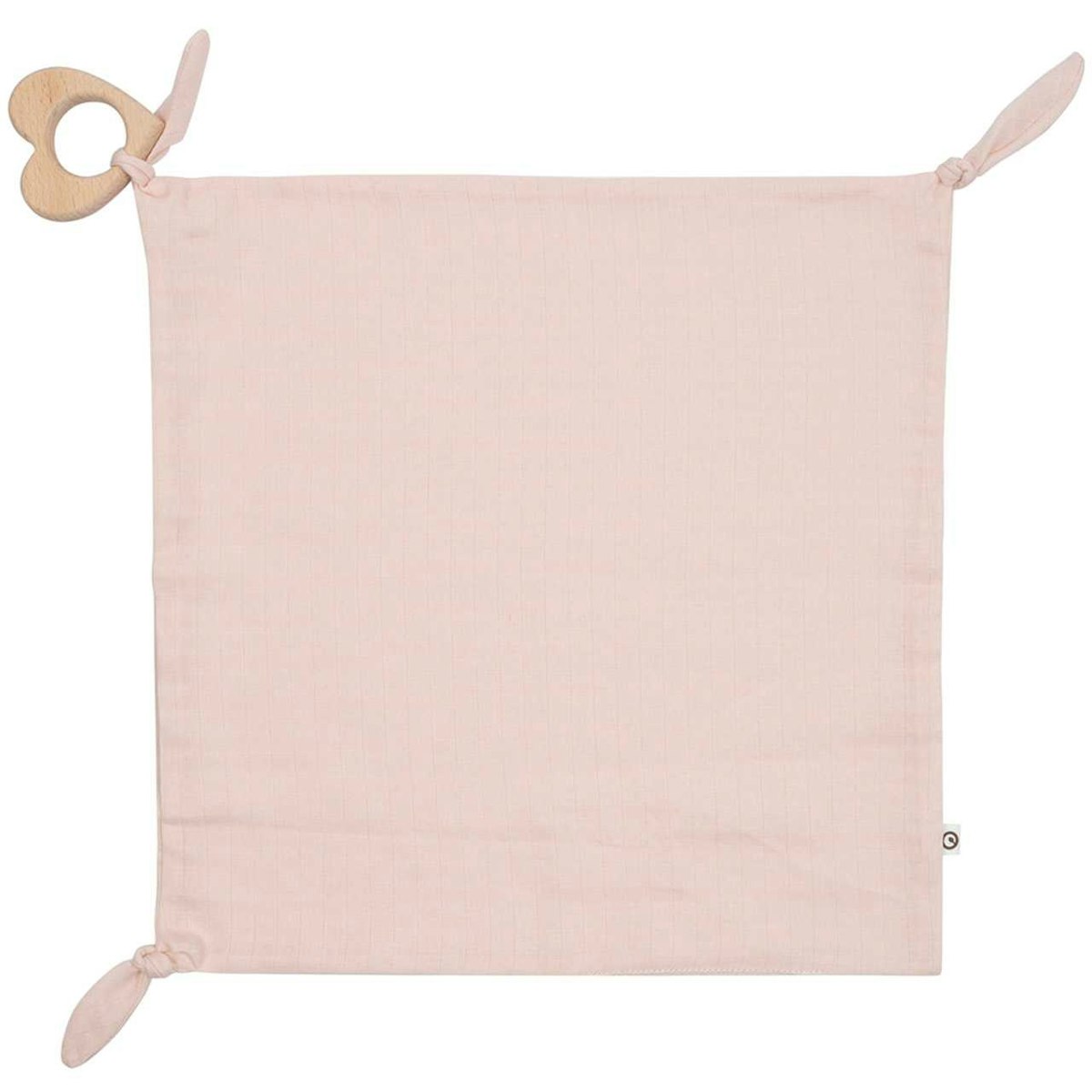 Schmusetuch Beißring rose 35 x 35cm Schmusetuch Beißring rose 35 x 35cm