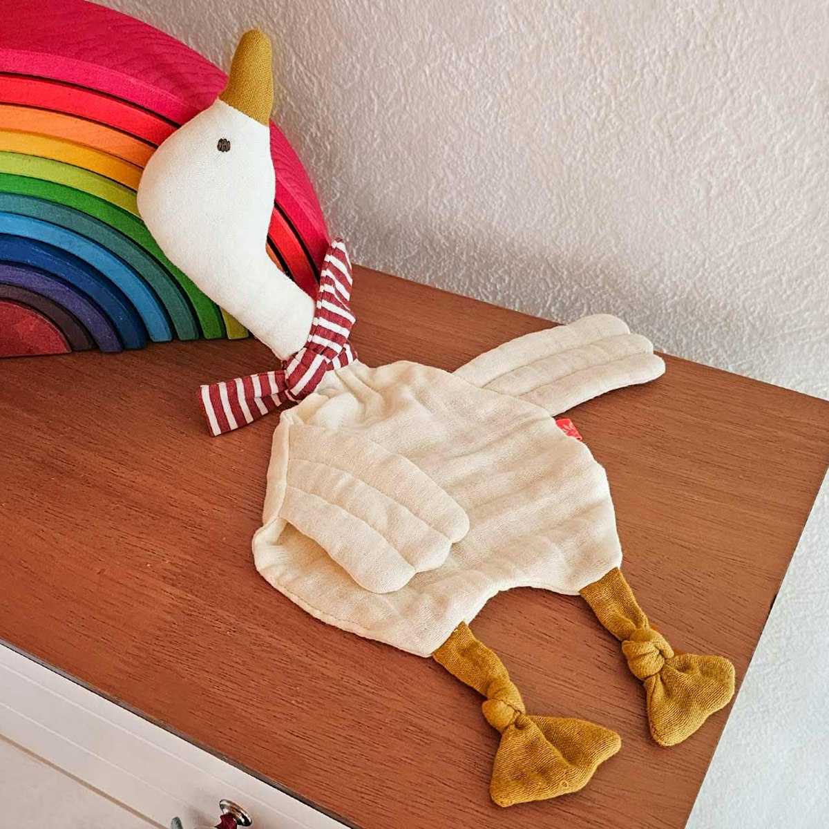 Schmusetuch Gans 40x32 cm Schmusetuch Gans 40x32 cm