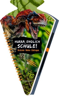 Schultüten-Kratzelbuch - Hurra, endlich Schule! T-REX