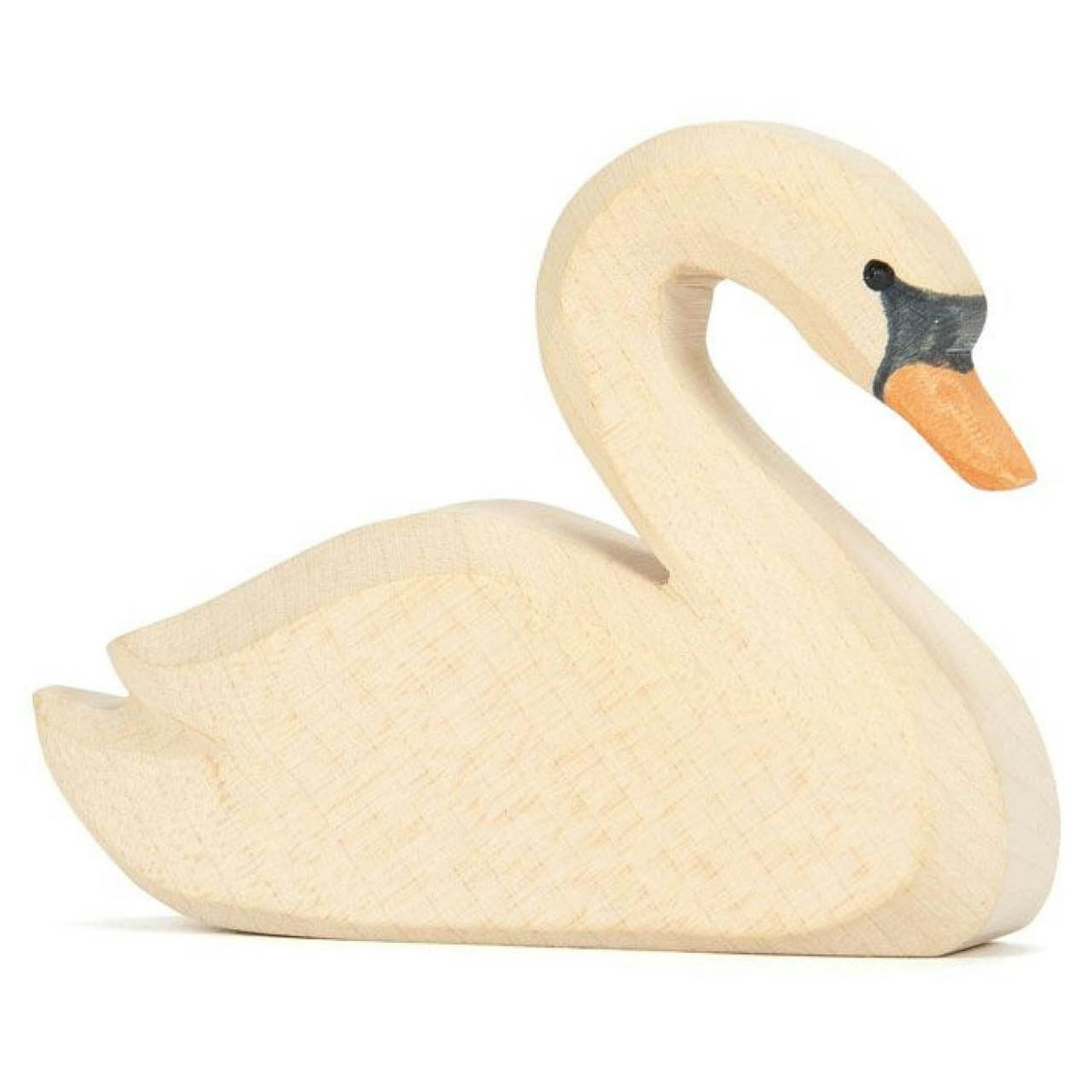 Schwan Holzfigur 6 cm hoch Schwan Holzfigur 6 cm hoch