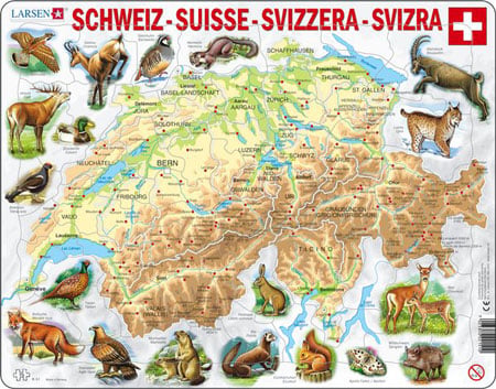 Schweiz physisch Schweiz physisch