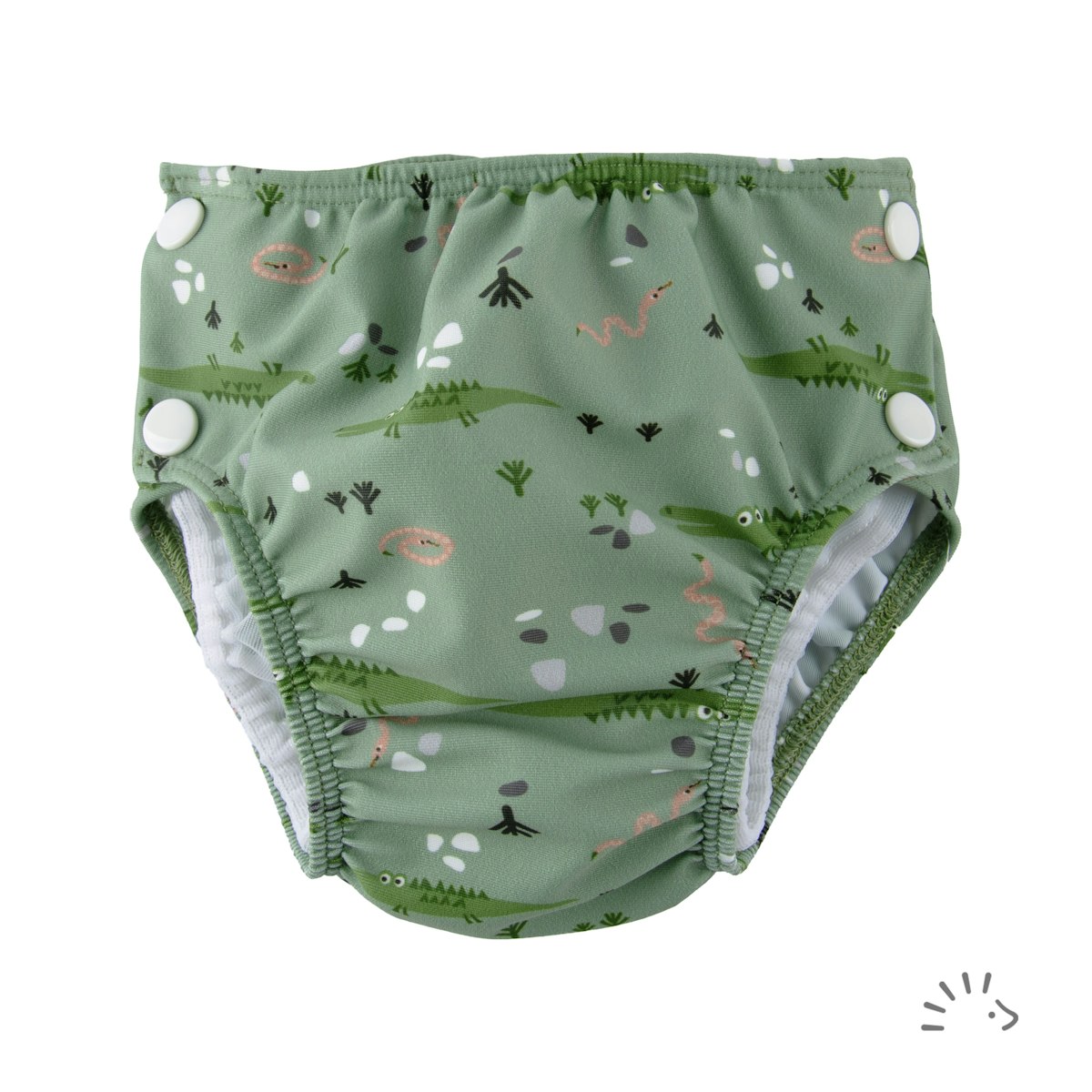 Schwimmwindel Krokodile grün S Schwimmwindel Krokodile grün S