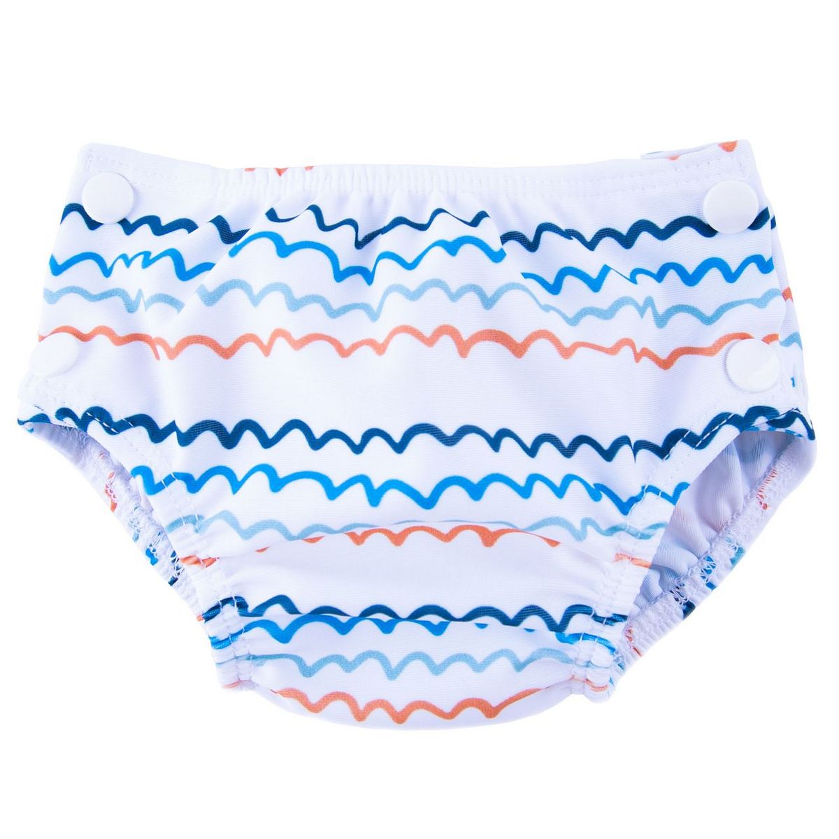 Schwimmwindel Wellen weiß S Schwimmwindel Wellen weiß S