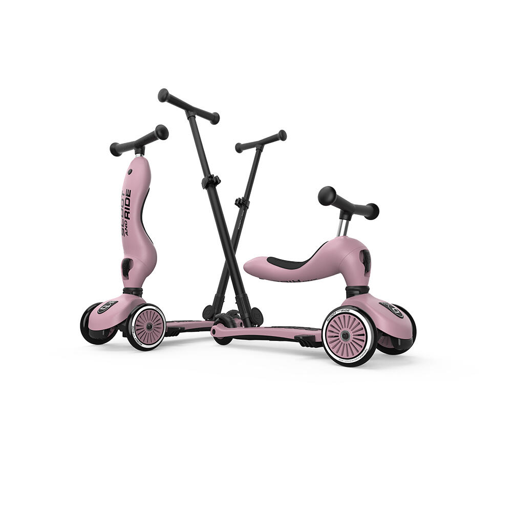Scoot & Ride - Rutscher/Roller m.Stange wildberry Scoot & Ride - Rutscher/Roller m.Stange wildberry