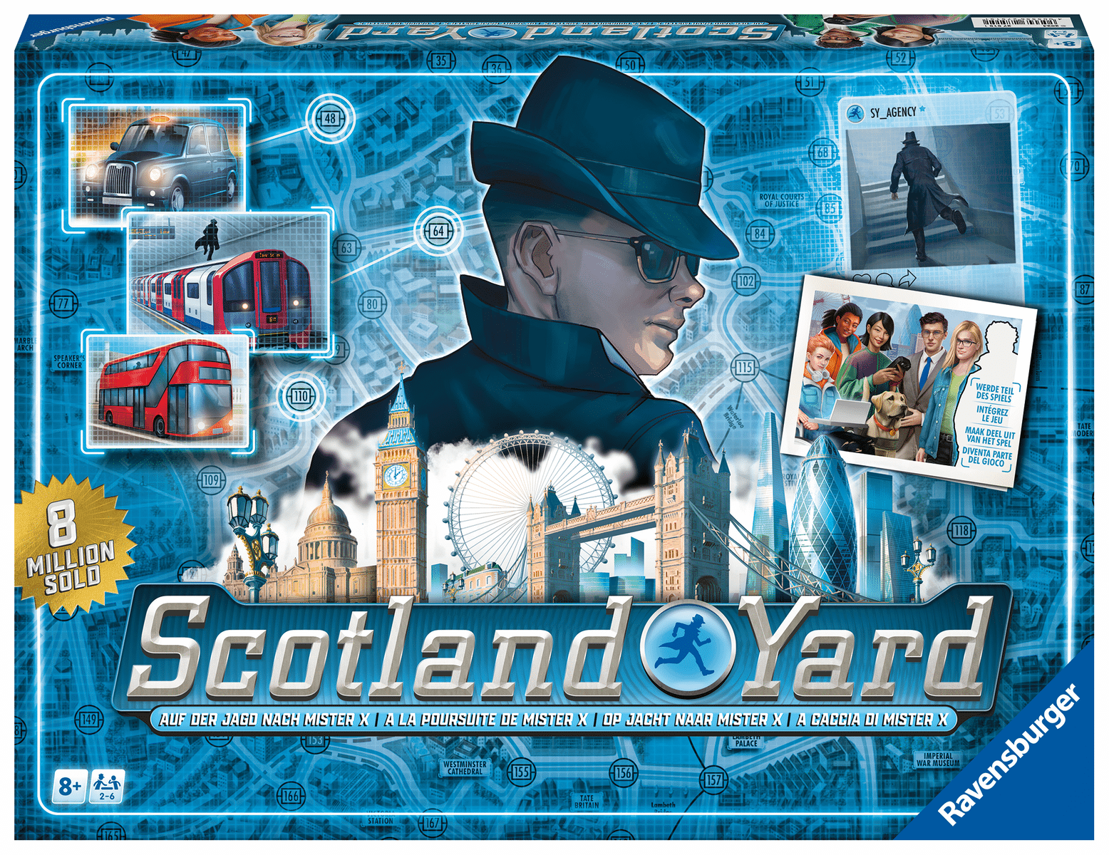 Scotland Yard - Gesellschaftsspiel & Brettspiel ab 8 Jahre Scotland Yard - Gesellschaftsspiel & Brettspiel ab 8 Jahre