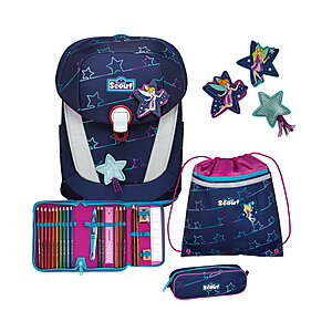 Scout Sunny II Lightweight Blue Star 4tlg. Schulranzenset