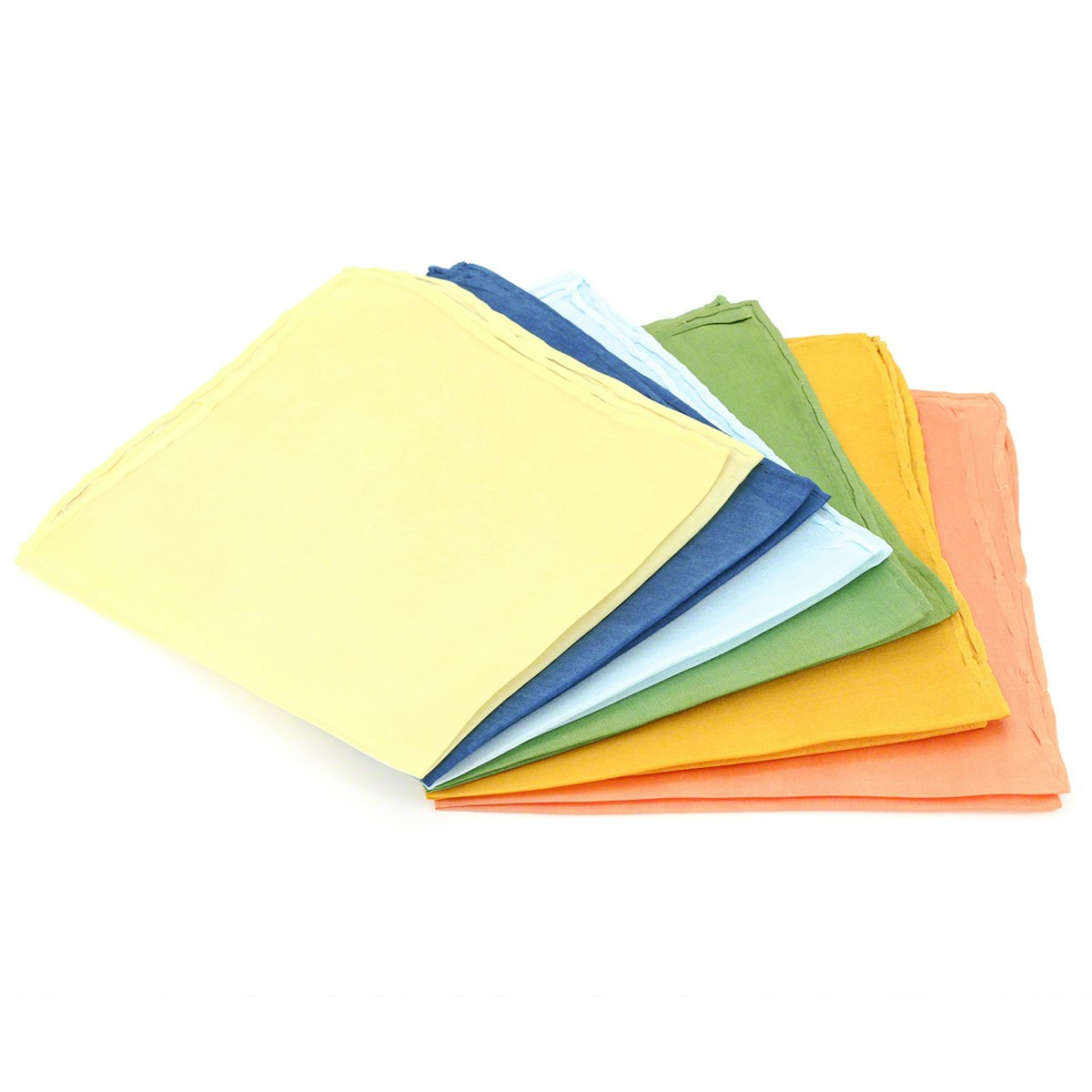Seidentuch Basteln & Dekorieren 27x27 cm – 6 Stk. farbig Seidentuch Basteln & Dekorieren 27x27 cm – 6 Stk. farbig