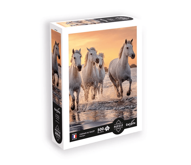 SentoSphere - SENTO Calypto Puzzle 500 Teile XL: Pferde SentoSphere - SENTO Calypto Puzzle 500 Teile XL: Pferde