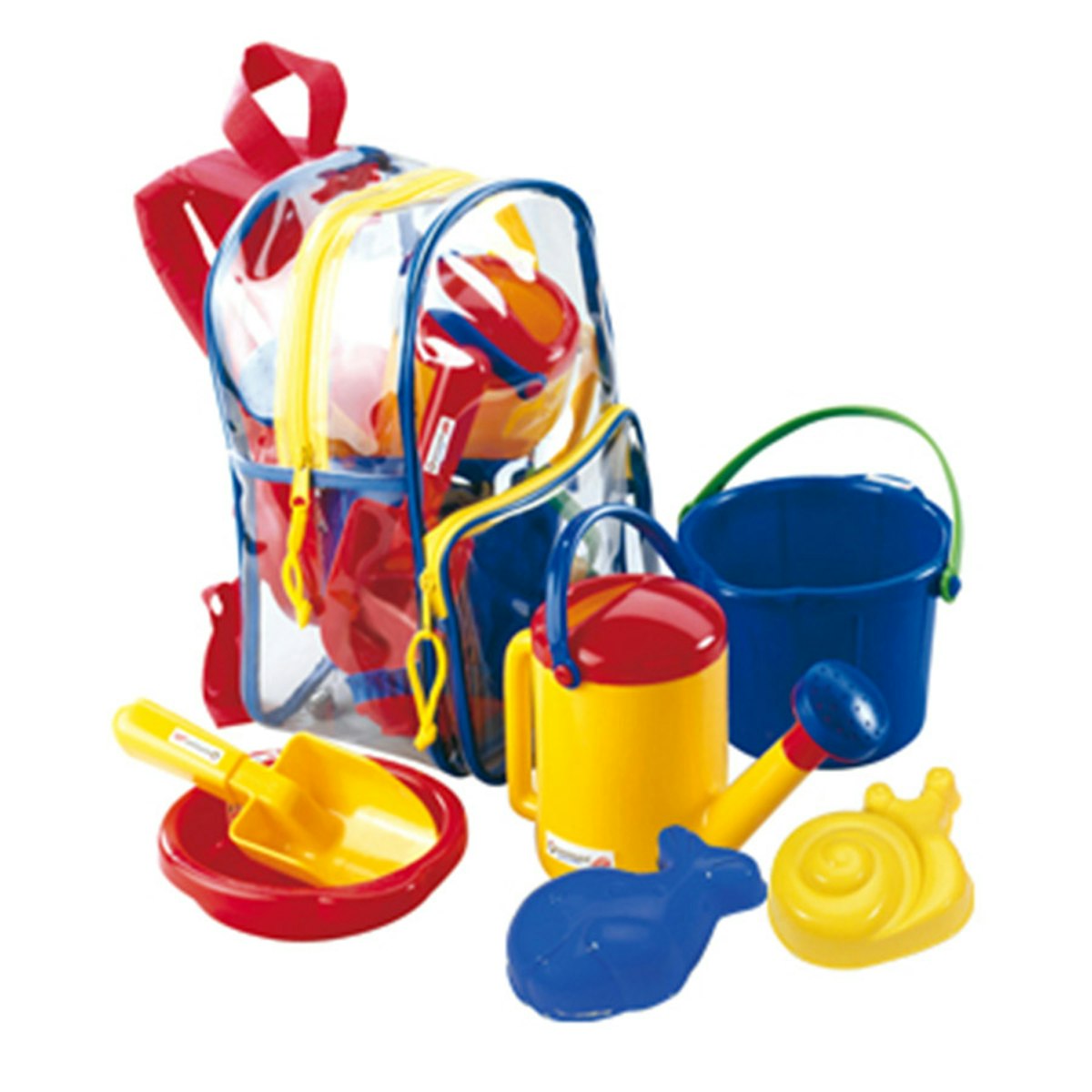 Set Sandspielzeug im Rucksack 6tlg. Set Sandspielzeug im Rucksack 6tlg.