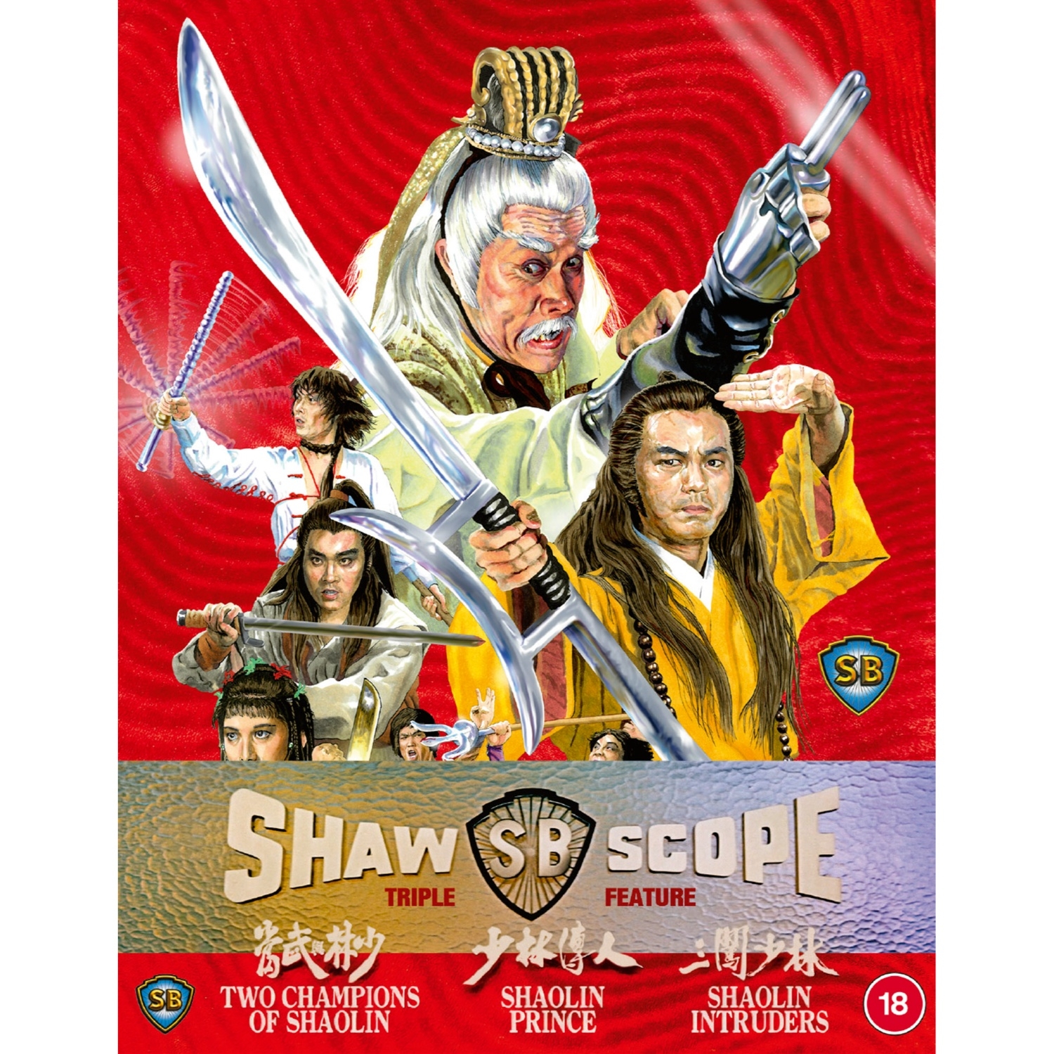 Shawscope Triple Feature - Two Champions of Shaolin / Shaolin Prince / Shaolin Intruders Shawscope Triple Feature - Two Champions of Shaolin / Shaolin Prince / Shaolin Intruders