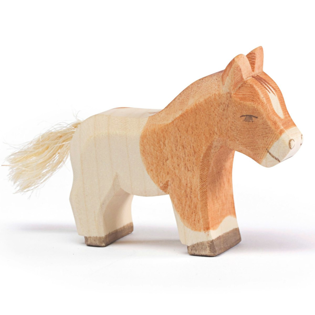 Shetland Fohlen Holzfigur 6 cm Shetland Fohlen Holzfigur 6 cm