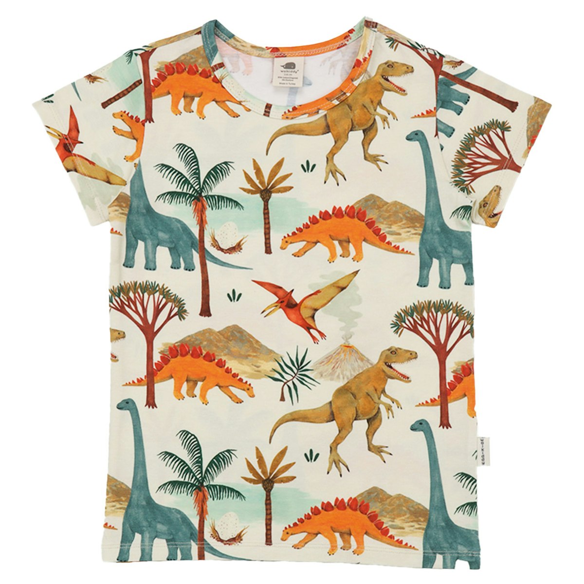 Shirt kurzarm Dino Welt bunt 116 Shirt kurzarm Dino Welt bunt 116