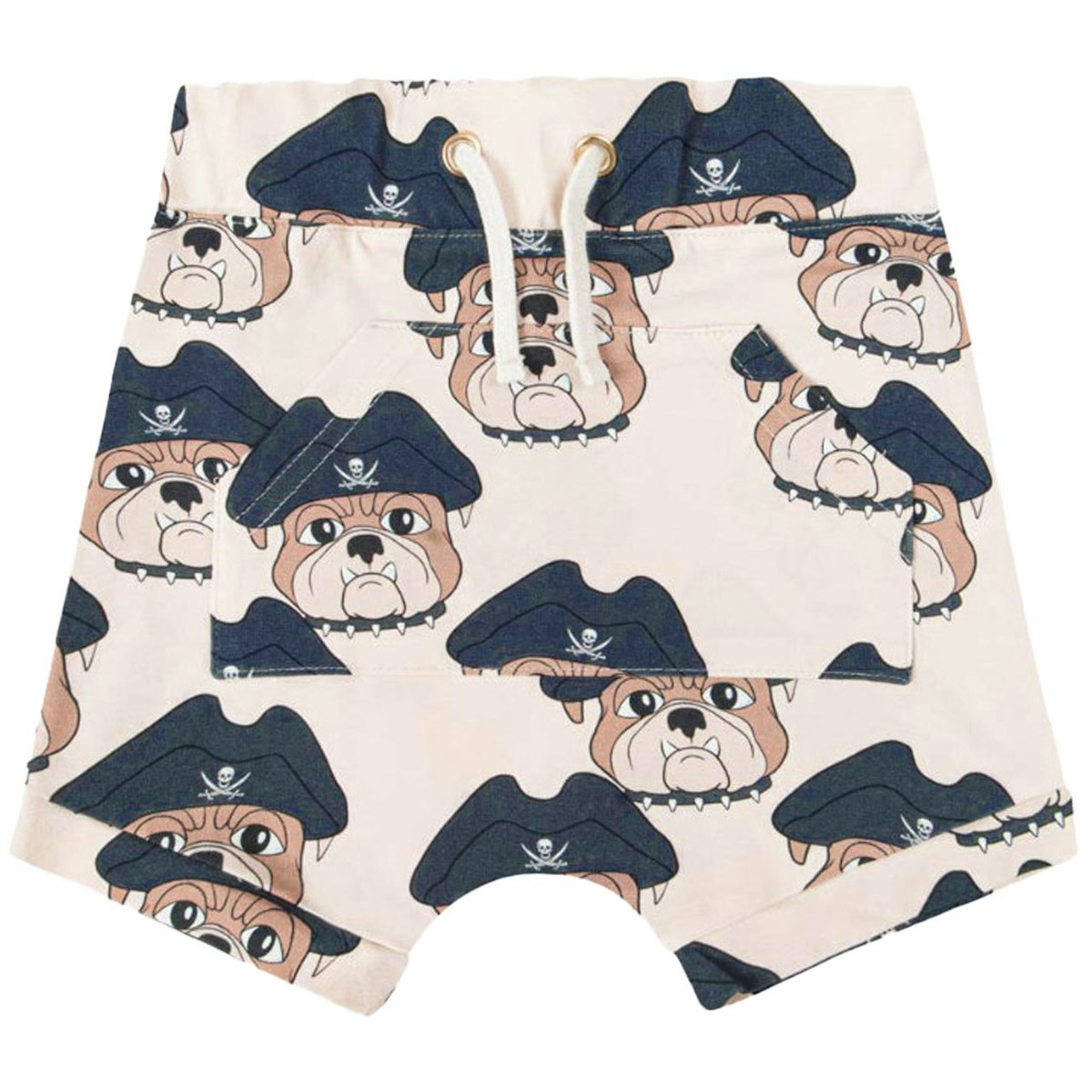 Shorts Kängurutaschen Hund beige 134/140 Shorts Kängurutaschen Hund beige 134/140