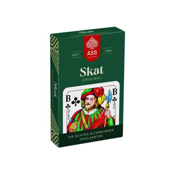 Skat, französisches Bild, in Faltschachtel Skat, französisches Bild, in Faltschachtel