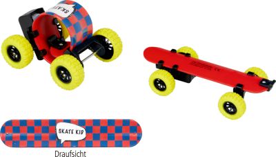Skateboard-Schnapparmband - Bunte Geschenke Skateboard-Schnapparmband - Bunte Geschenke