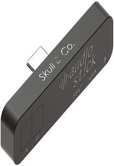 Skull & Co. AudioStick Bluetooth 5.0 Compatible Wireless Audio Transmitter APTX LL Adapter for PS5 PS4 Nintendo Switch Gaming