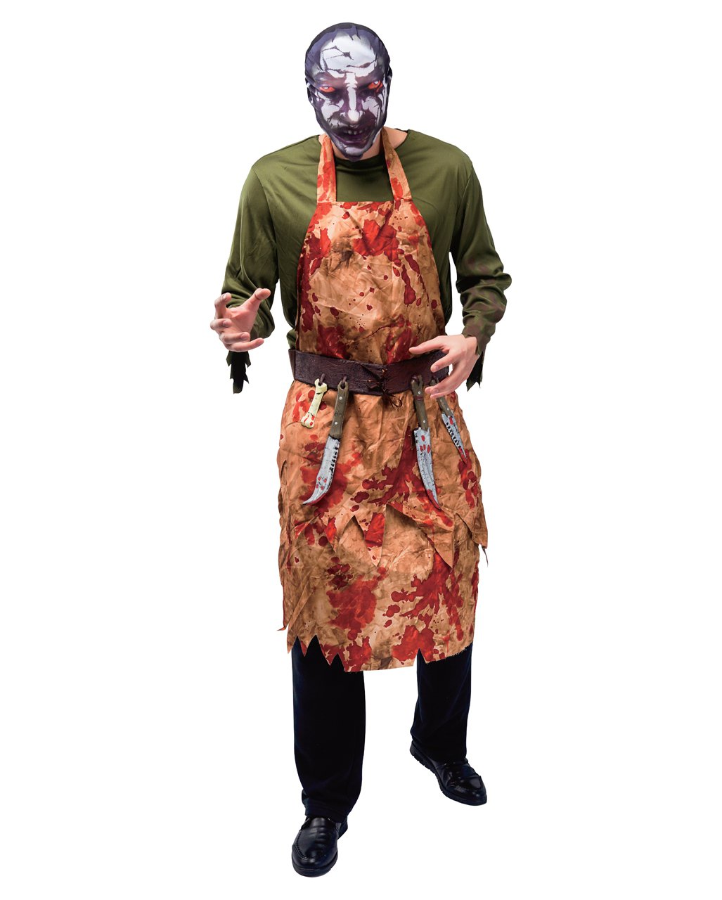 Slaughterhouse Killer Kostüm mit Maske Slaughterhouse Killer Kostüm mit Maske