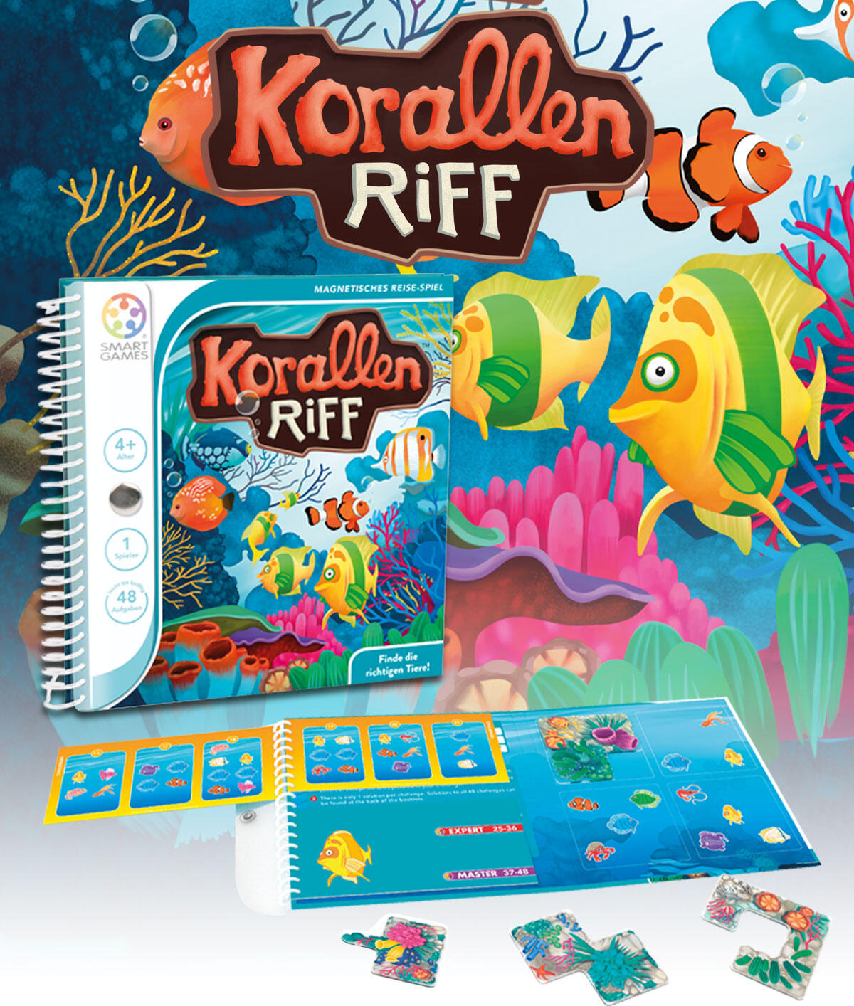 Smart Games - Korallen - Riff Denkspiel Logikspiel Reisespiel Smart Games - Korallen - Riff Denkspiel Logikspiel Reisespiel