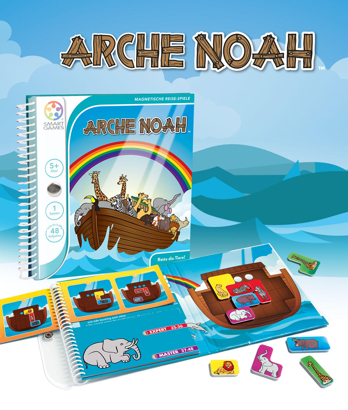 Smart Games - Noahs Ark Denkspiel Logikspiel Arche Noah Reisespiel Smart Games - Noahs Ark Denkspiel Logikspiel Arche Noah Reisespiel