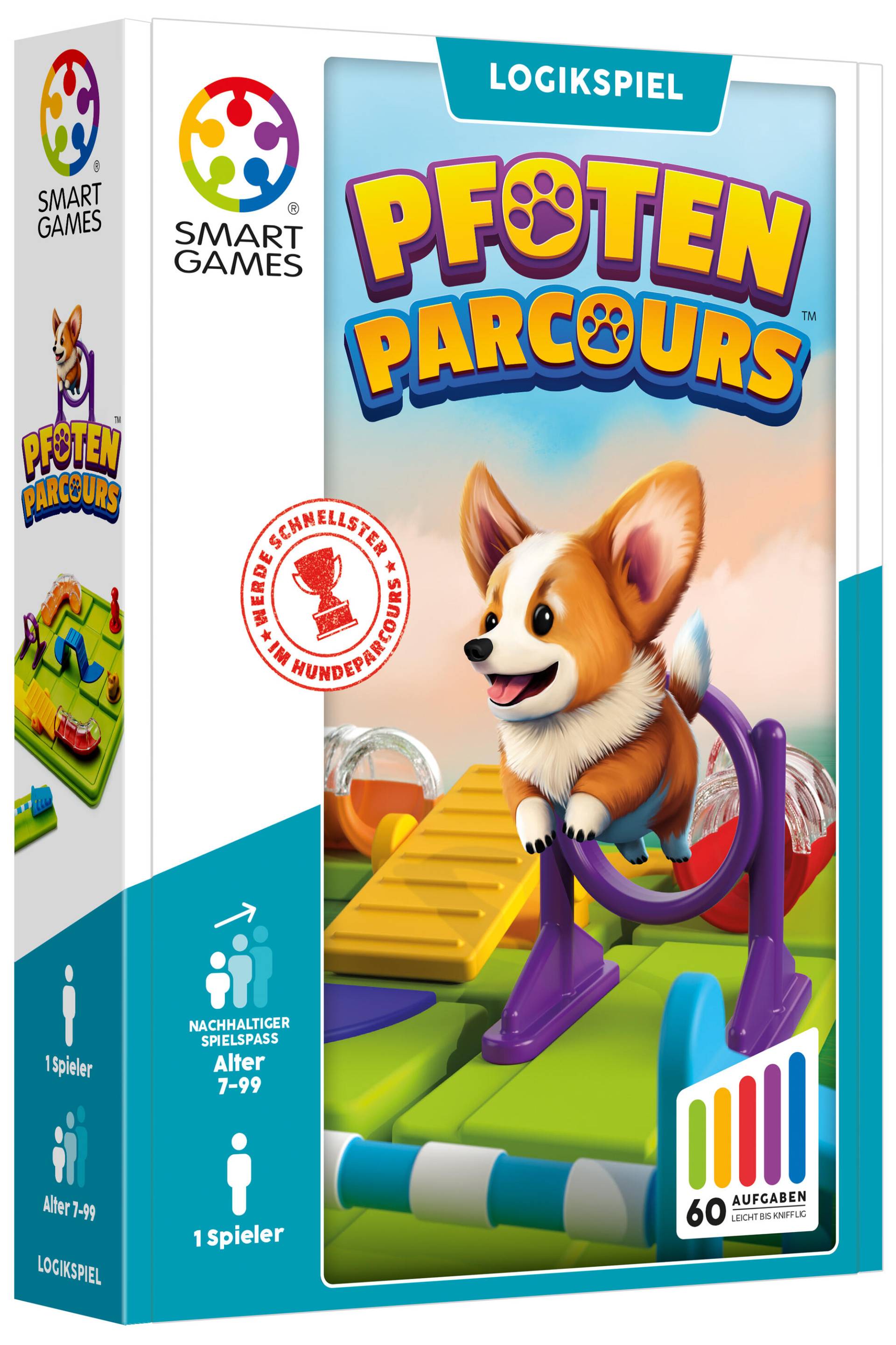 Smart Games - Pfoten Parcours / Das Knobelspiel Smart Games - Pfoten Parcours / Das Knobelspiel