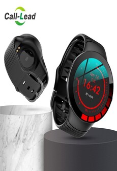 Smart Watch Men Sports Watch Heart Rate Blood Pressure Blood Health Tracker Smartwatch IP68 Waterproof For Android Ios Black