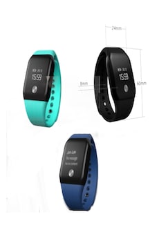 Smart Watch WristBand Bracelet Pedometer Sports Health Fitness Activity Tracker Blue CHINA