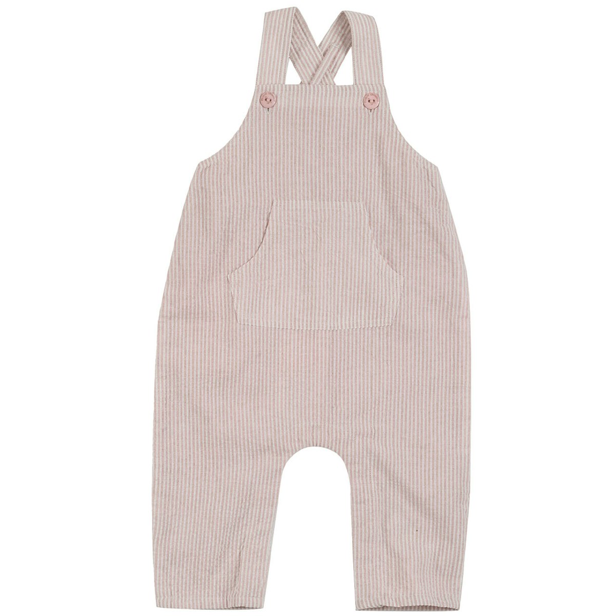 Soft und robuste Krepp-Gewebe Latzhose rosa 92 Soft und robuste Krepp-Gewebe Latzhose rosa 92