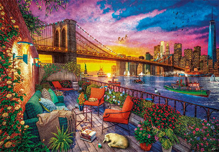 Sonnenuntergang �ber Manhattan Sonnenuntergang �ber Manhattan
