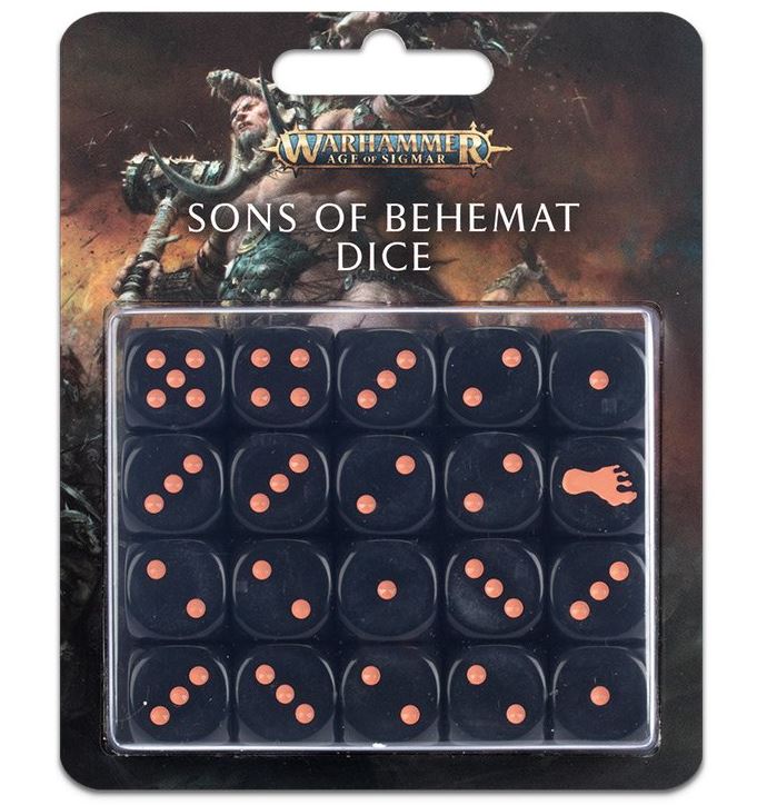 Sons Of Behemat Dice Set 20 St. Games Workshop Warhammer AoS Würfel W6 D6