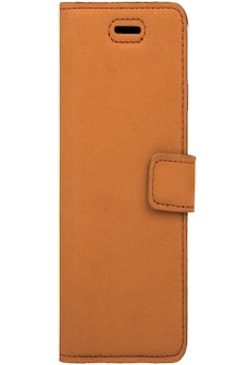 Sony Xperia XZ1 Compact- Surazo® Phone Case Genuine Leather- Nubuck Dark Orange