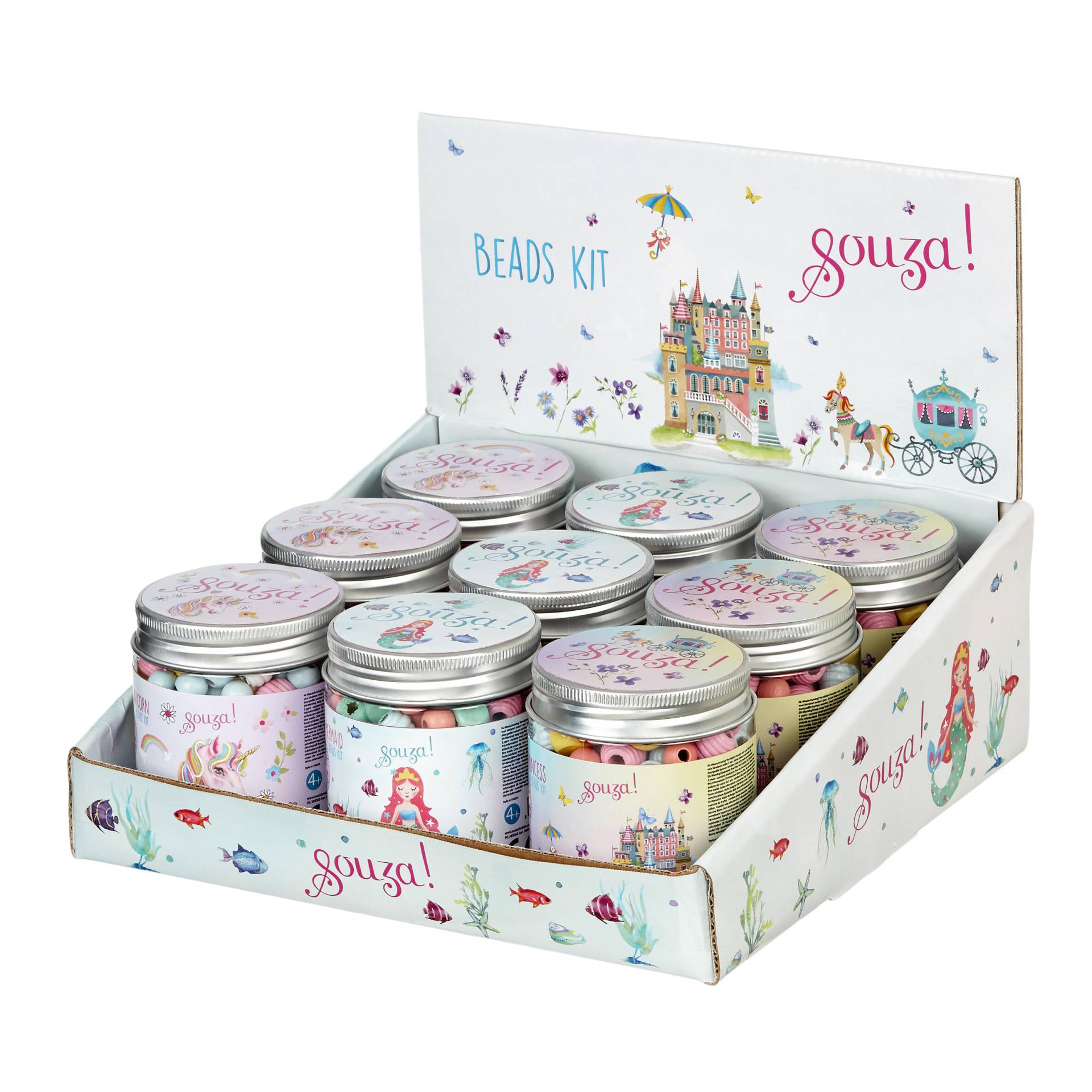 Souza - Bastelset Perlen Holz Unicorn Souza - Bastelset Perlen Holz Unicorn