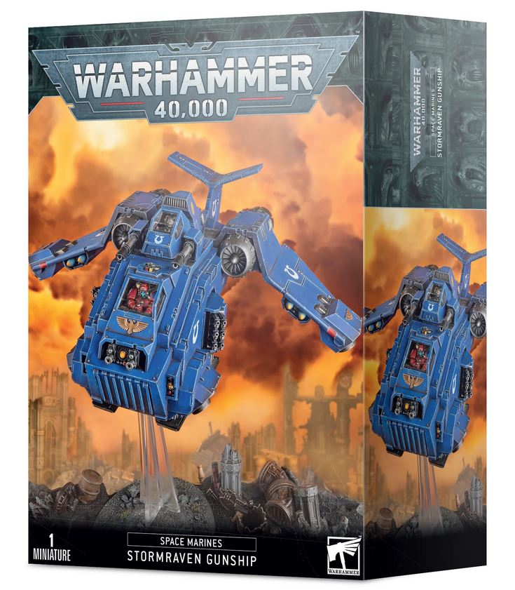 Space Marine Stormraven Gunship Games Workshop Warhammer 40.000 Landungsschiff