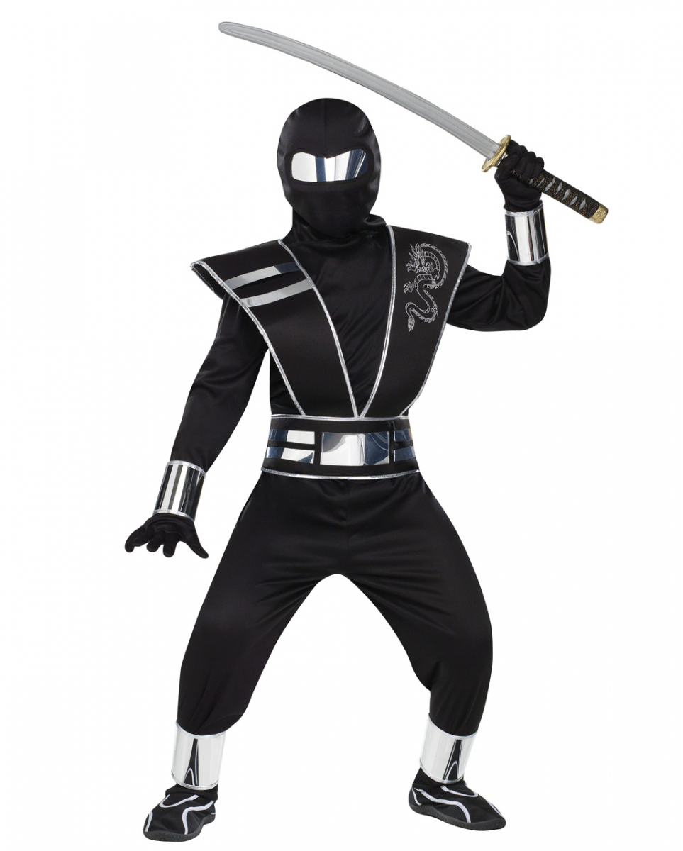 Spiegel Ninja Kinderkostüm S Spiegel Ninja Kinderkostüm S