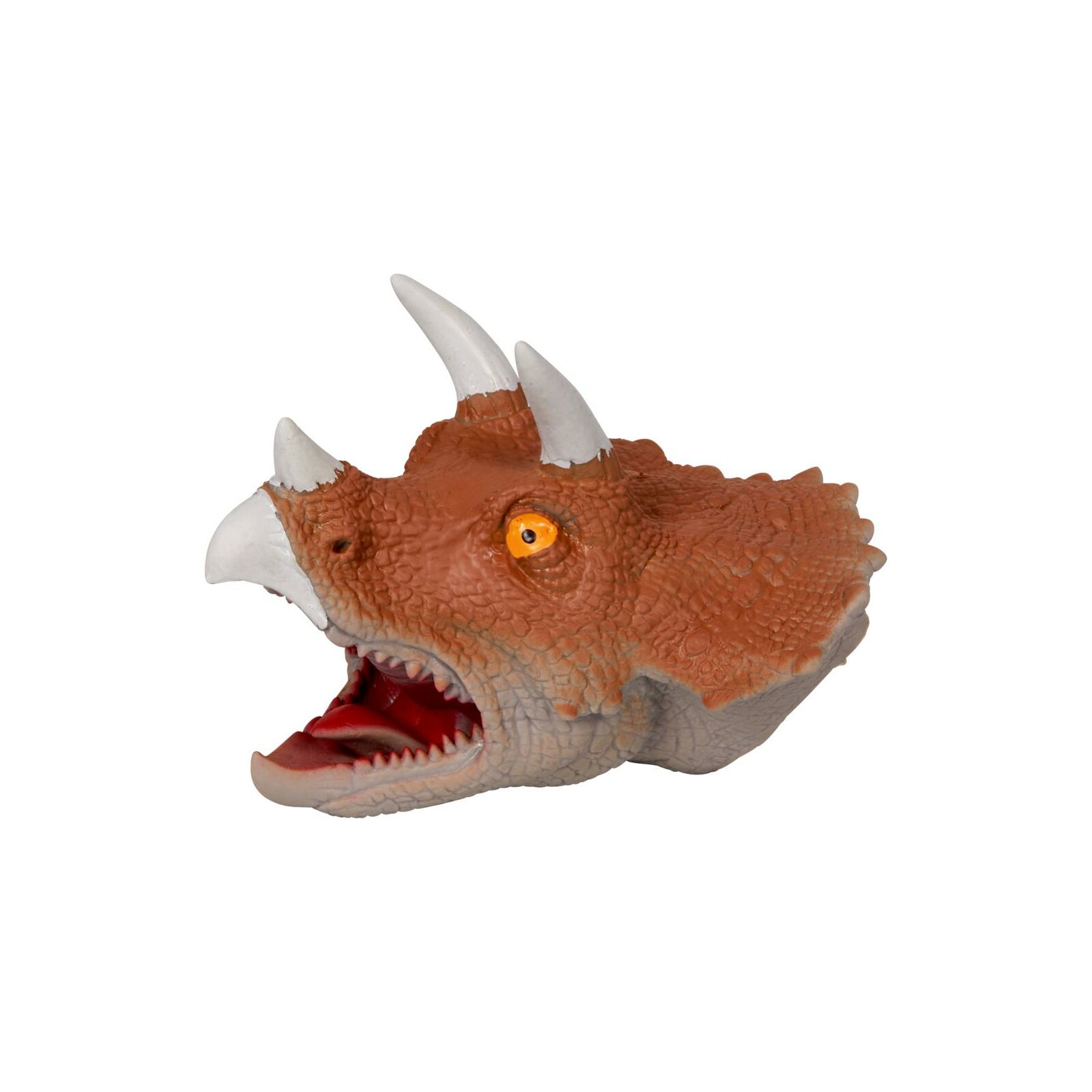 Die Spiegelburg - Handpuppe Triceratops - T-Rex World (4)