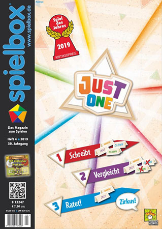 Spielbox 04/2019 inkl. Ortskarte "spielboxenzimmer" f�r Orleans