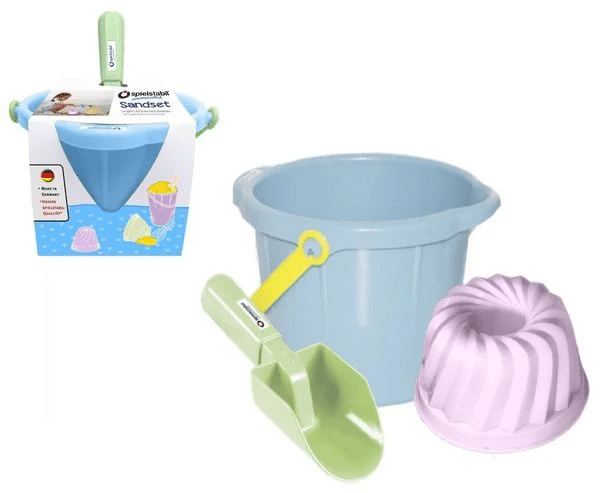 Spielstabil - Spielstabil – Sandset Pastell 3-teilig mit Eimer, Schaufel & Gugelhupf (Art. 7973) Spielstabil - Spielstabil – Sandset Pastell 3-teilig mit Eimer, Schaufel & Gugelhupf (Art. 7973)