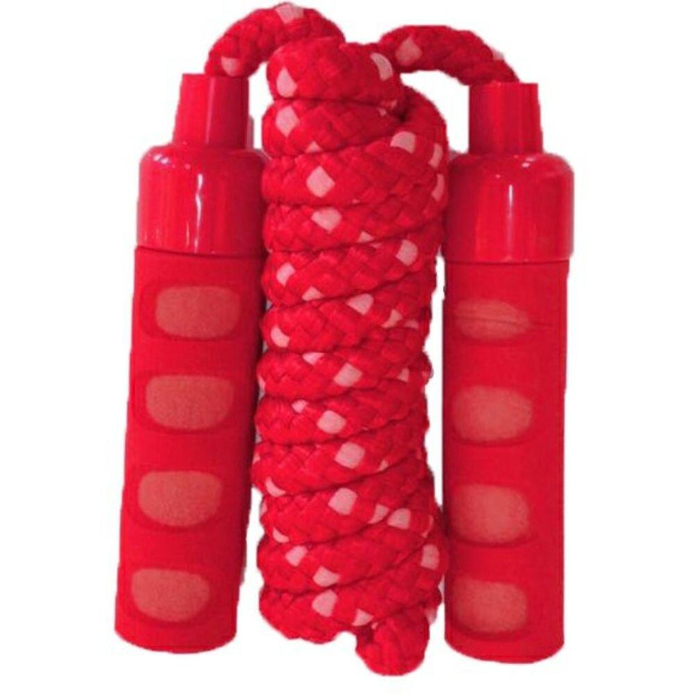 Springseil mit Softgriffen rot 200cm Springseil mit Softgriffen rot 200cm